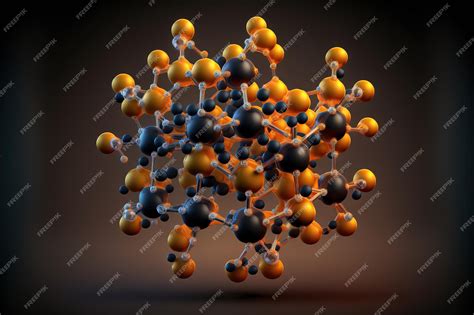 Premium AI Image | Background information on molecules and chemistry ...