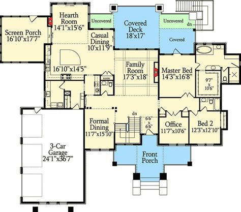 Luxurious Prairie Style Home Plan - 95013RW | Architectural Designs ...