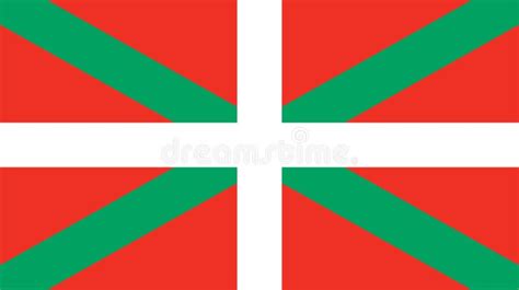 Basque Country Official Flag Stock Vector - Illustration of flag, spain ...