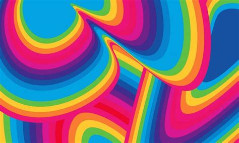 Trippy Rainbow Vector Art, Icons, and Graphics for Free Download