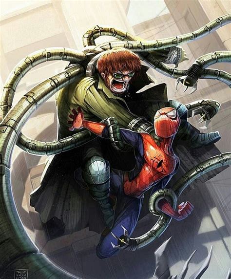 Doctor Octopus vs Spiderman | Spiderman art, Spiderman, Amazing spiderman