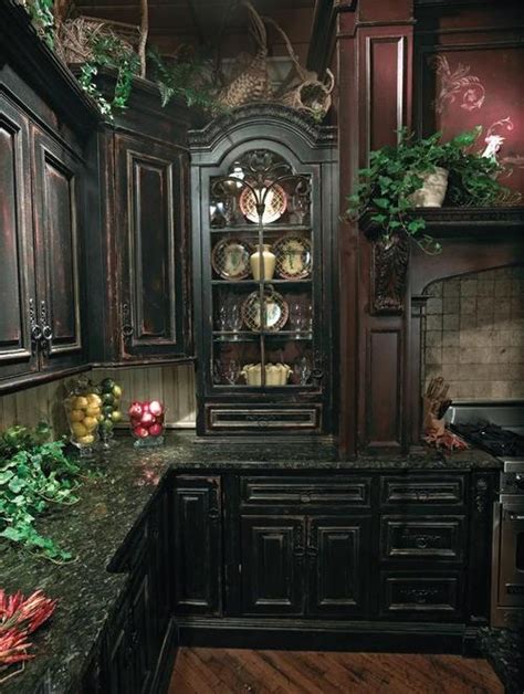 20 Refined Gothic Kitchen And Dining Room Designs - DigsDigs