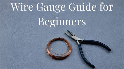 Quick Start Wire Gauge Guide For Wire Art | Beginners | Spiral Crafts ...