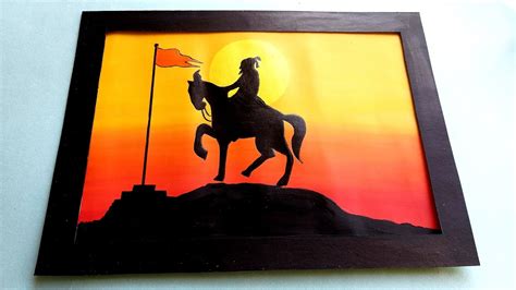 Shivaji Maharaj Drawing With Horse ~ Horse Painting Shivaji Maharaj ...