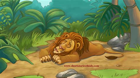 The Lion and The Mouse ~ English Short Story for Kids - Short Stories 4 ...