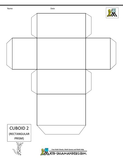 3d Cuboid Net