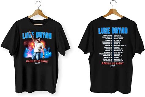 Luke Bryan Concerts 2022 Raised Up Right Tour T-Shirt - ClothingLowPrice