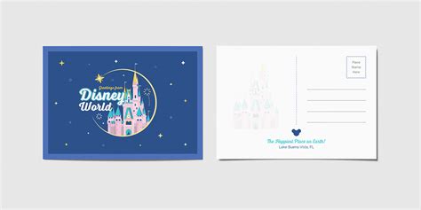 Disney World Postcard on Behance