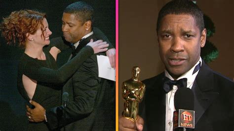 Denzel Washington on CARRYING Julia Roberts Off Oscars Stage - YouTube