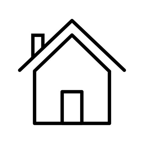 House Line Icon Vector Art, Icons, and Graphics for Free Download