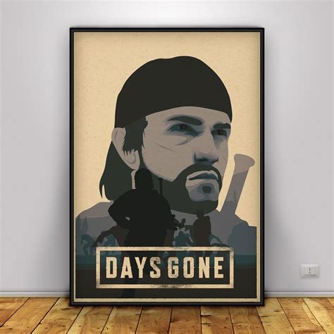 Days Gone Game Poster, Wall Art, Wall Prints, Home Decor, Kraft Paper ...