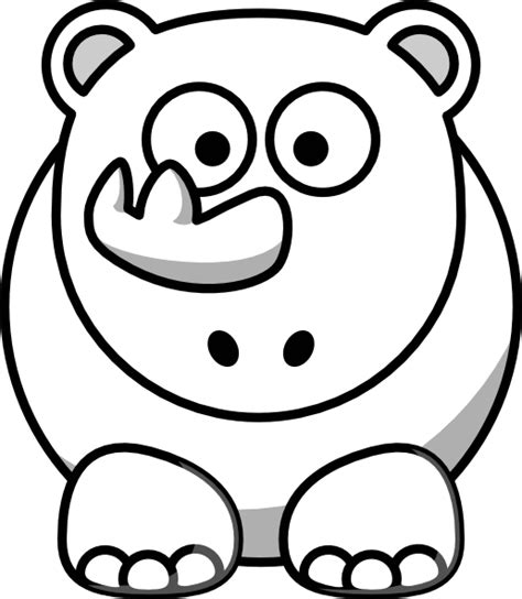 Cartoon Rhino Face - ClipArt Best