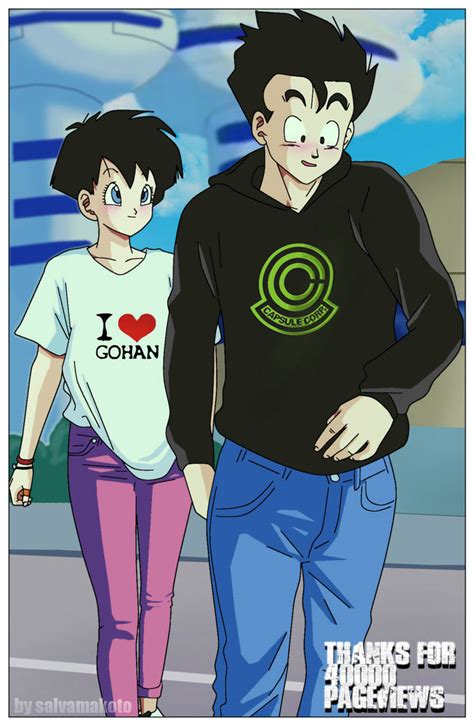 Gohan and Videl by salvamakoto on DeviantArt