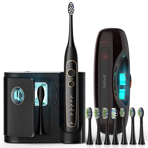 Fairywill PRO Sonic Electric Toothbrush with UV Sanitizer, UV ...