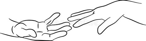 Manga Hands Reaching Out Clipart