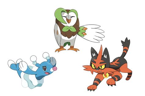 Meet Pokémon Sun and Moon's starter Pokémon and first evolutions | WIRED UK