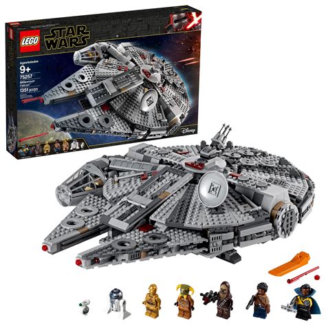 LEGO Star Wars Millennium Falcon 75257 Starship Construction Set, with ...