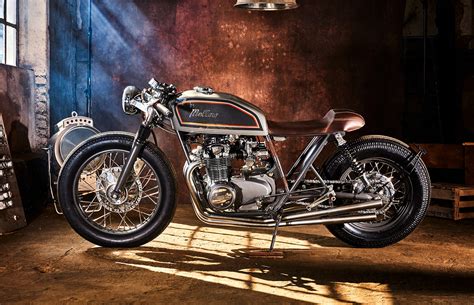 FOUR POT SUPERSHOT. A Classic Honda CB550 Cafe Racer from Mellow ...