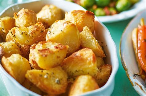 Herby Roast Potatoes Recipe | Christmas Side Dishes | Tesco Real Food