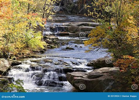 Autumn Creek stock photo. Image of glow, scenic, creek - 3513924