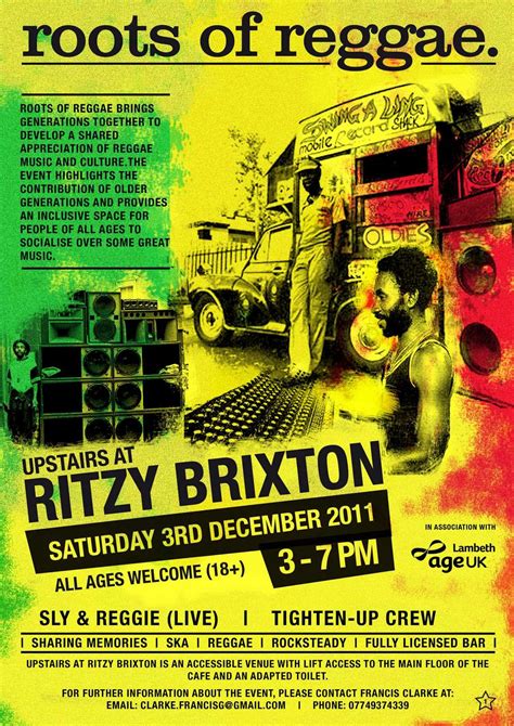 UK reggae poster | Music festival poster, Reggae music posters, Reggae