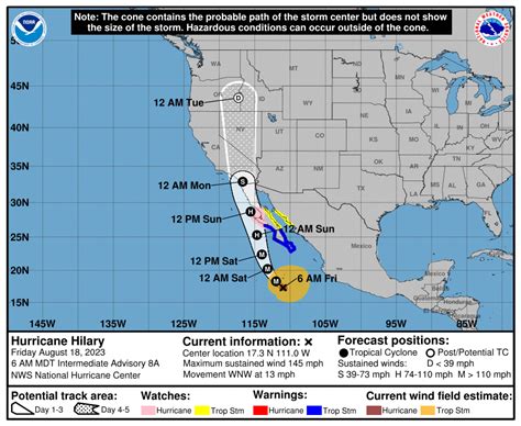 Hurricane Hilary: California, Arizona and Nevada prepare for potential ...