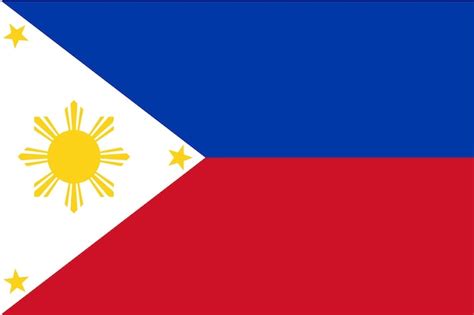 Premium Vector | Philippines vector flag