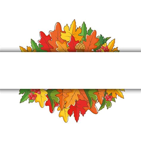 Autumn leaves banner with space for text 1312245 Vector Art at Vecteezy