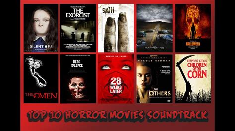 Top 10 Horror Movies Soundtrack (HQ) - YouTube