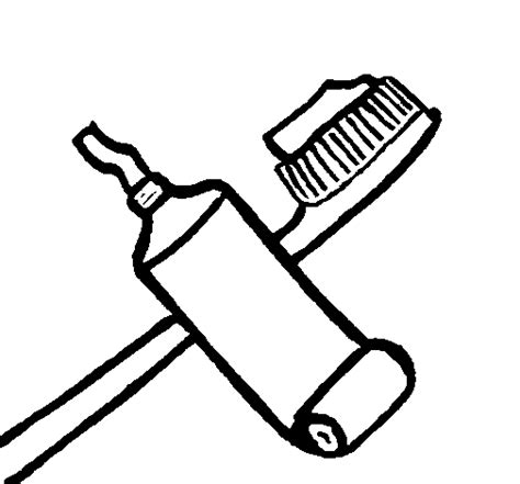 Toothbrush coloring page - Coloringcrew.com