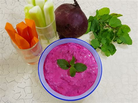 Beetroot Dip | Healthy Beetroot Dip recipe - Vanita's Corner