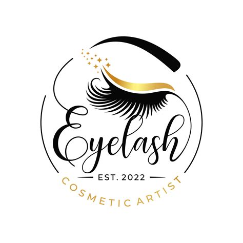 Eyelash extension logo design vector illustration 7610177 Vector Art at ...