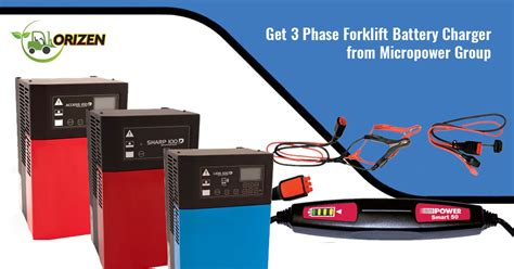 Get 3 Phase Forklift Battery Charger from Micropower Group