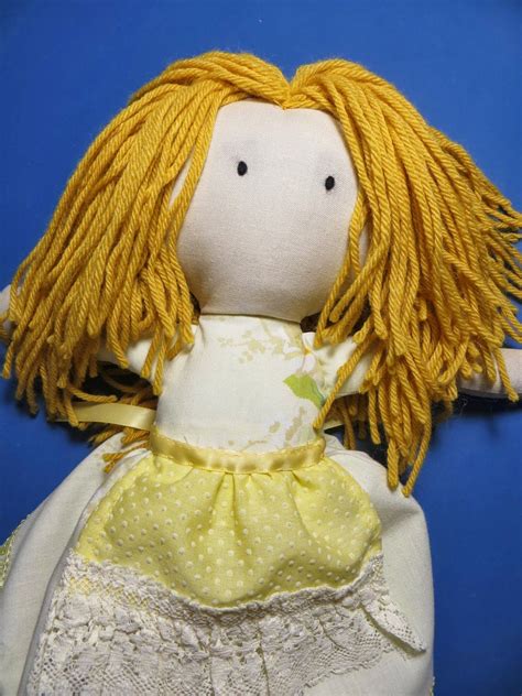 The Project Lady: Fast & Easy way to make Doll Hair with Yarn! - After ...