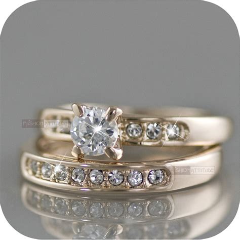 Crystal Wedding Rings Sets - Wedding Rings Sets Ideas