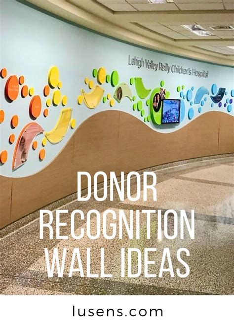 Donor Recognition Wall Ideas | Donor recognition wall, Donor ...