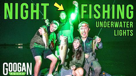 NIGHT FISHING with DIY UNDERWATER LIGHTS! ( BIG BASS CATCH ) - YouTube