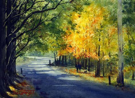 Mt Wilson in Autumn-Blue Mountains, Australia | Watercolor landscape ...