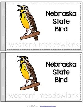 Nebraska State Symbols Notebook by Easy Peasy Teaching | TPT