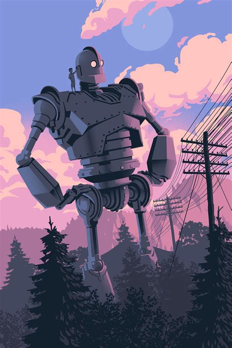 Iron Giant Illustration on Behance | The iron giant, Giant poster ...