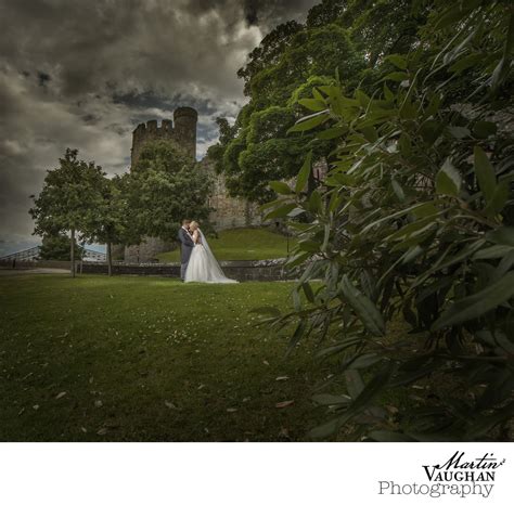 Conwy Castle wedding photographs North Wales