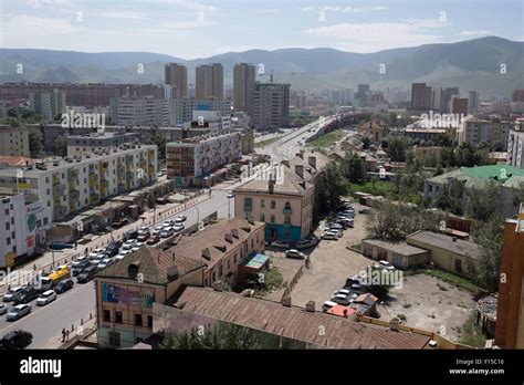 Downtown Ulaanbaatar Mongolia Stock Photo - Alamy