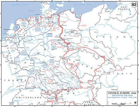 Map of WWII: Germany May 1945