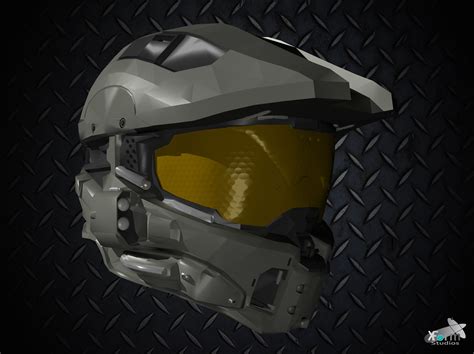 Halo 4 Master Chief's Helmet by Jamezzz92 on DeviantArt