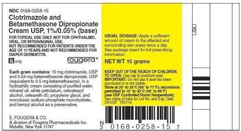 Clotrimazole Betamethasone Cream - FDA prescribing information, side ...