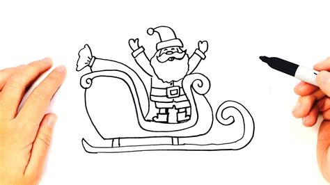 Santas Sleigh Drawing