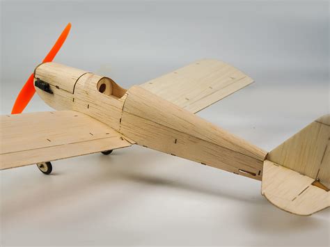 Mini Balsa Wood RC Airplane Model K9 Spacewalker Indoor/Park Fly 380mm ...