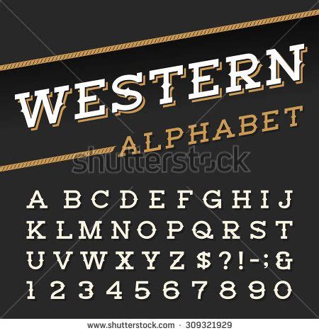 Free Western Font Numbers