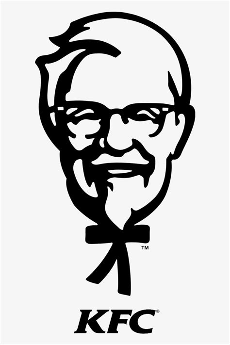 Kentucky Fried Chicken Logo - Black and White