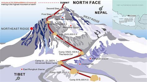 Everest Base Camp Maps, Everest Base Camp Tour Map, Everest Base Camp ...